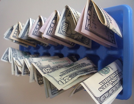 LEWISTON/IDAHO/USA _ US Dollars various in paper notes 14 March 2011      のeditorial素材