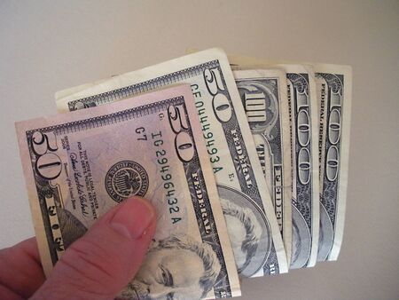 LEWISTON/IDAHO/USA _ US Dollars various in paper notes 14 March 2011      のeditorial素材