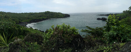 HANA/HAWAII / USA- Landscape and water fall in Hana Hawalli         13 NOVEMBER 2014のeditorial素材