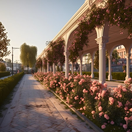 - City of Roses, a harmonious fusion of nature and creativity 3, generative aiの素材