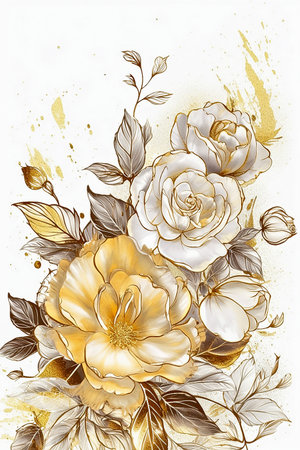 - wedding invitation  , generative aiの素材