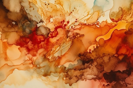 - Abstract watercolor background.Ink in water 2, wall dekoration. generative aiの素材