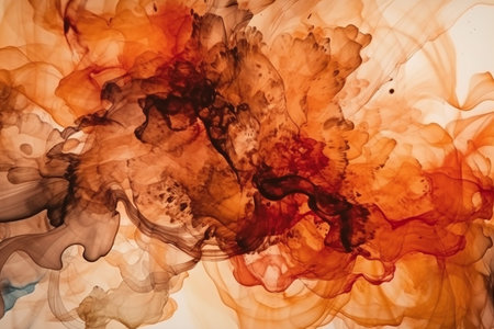- Abstract watercolor background.Ink in water 3, wall dekoration. generative aiの素材
