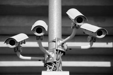 CCTV cameras at the stadium