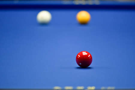 Professional hand billiard cue ball hand playerの写真素材