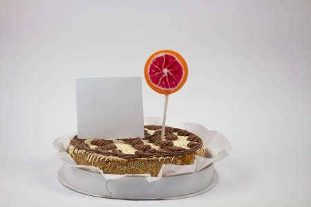 cake background. Close up of chocolate cake background. Fresh chocolate cake background. Background...
