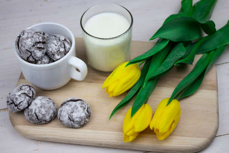 Easter eggs. Happy easter card. Multi-colored Easter eggs and rabbit. Easter eggs on a light background. Easter greetings. Happy easter. Rabbit cat. Copy spaceの写真素材