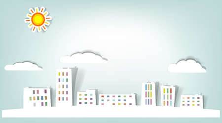 a set of elements design for advertising real estate servicesのイラスト素材