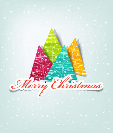 vector template for a Christmas cardのイラスト素材