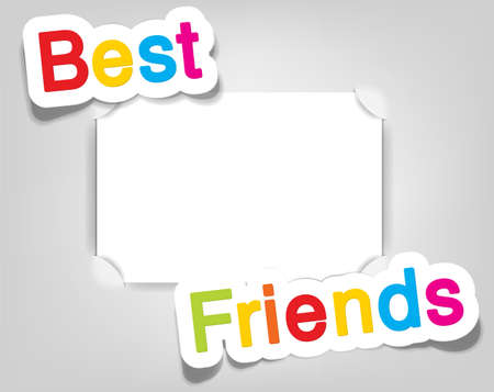 Vector empty photo frameのイラスト素材