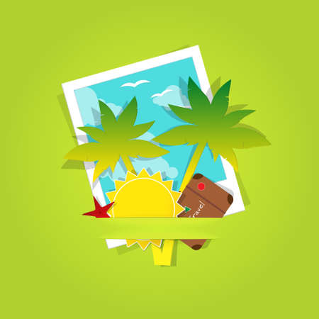 Creative poster for a travel promotionのイラスト素材