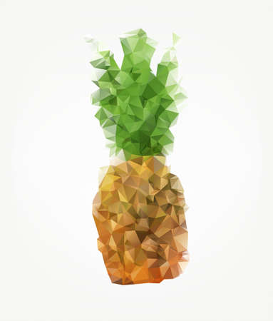 geometric pineappleのイラスト素材