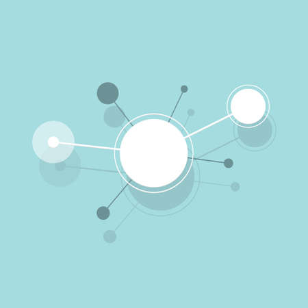 flat paper circle shape