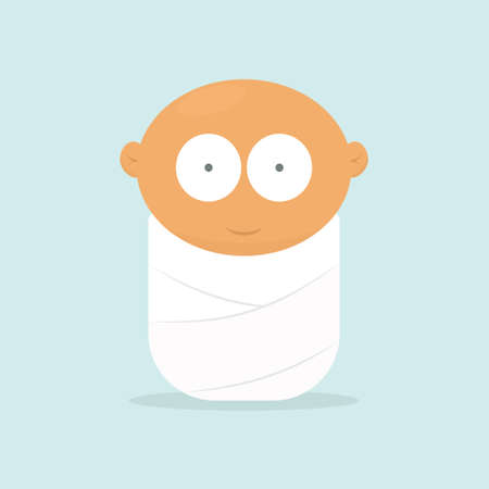 Newborn babyのイラスト素材