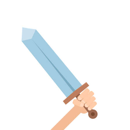 hand holding swordのイラスト素材