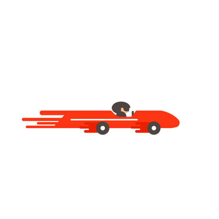 soap box derby iconのイラスト素材