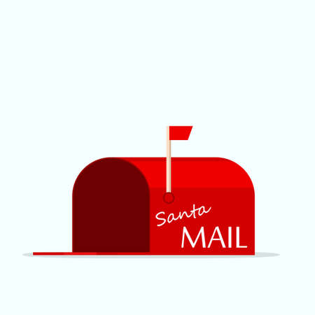 Santa mail box icon.のイラスト素材