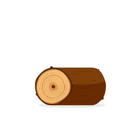 Wood log iconのイラスト素材