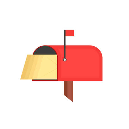 Full mailbox iconのイラスト素材