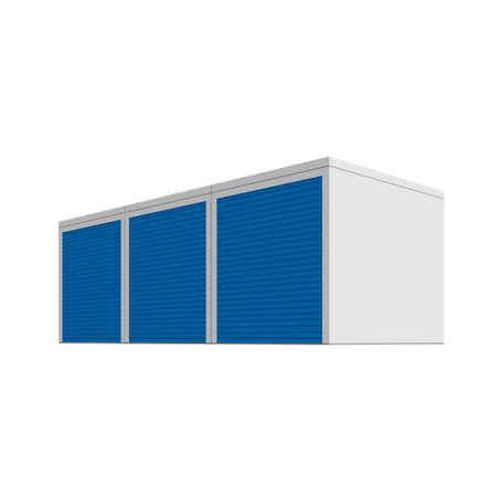 self storage unit iconのイラスト素材