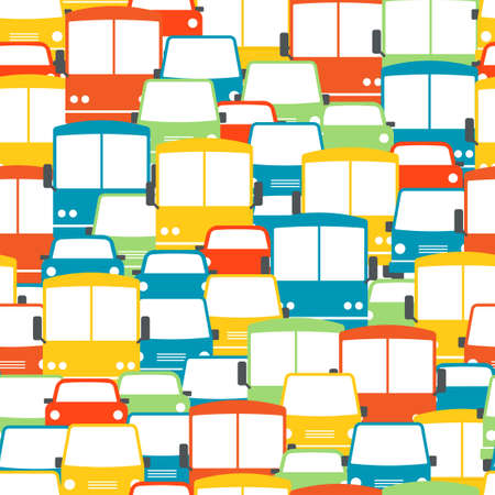 seamless pattern with carsのイラスト素材