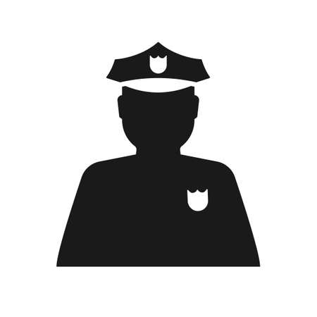police officer iconのイラスト素材