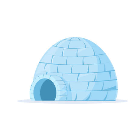 Iced igloo vectorのイラスト素材