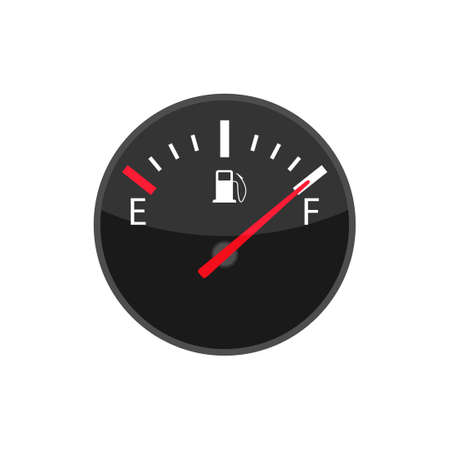 full fuel gauge iconのイラスト素材
