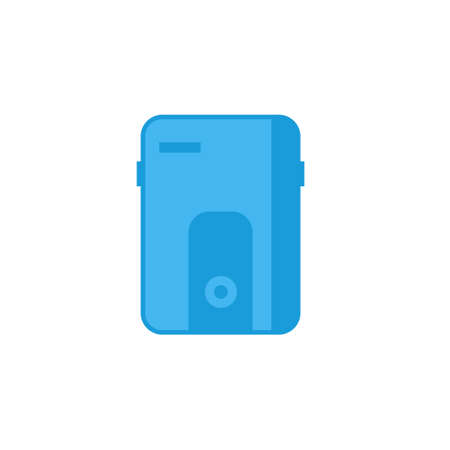 Tankless water heater icon.のイラスト素材