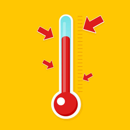 Fundraising thermometer icon