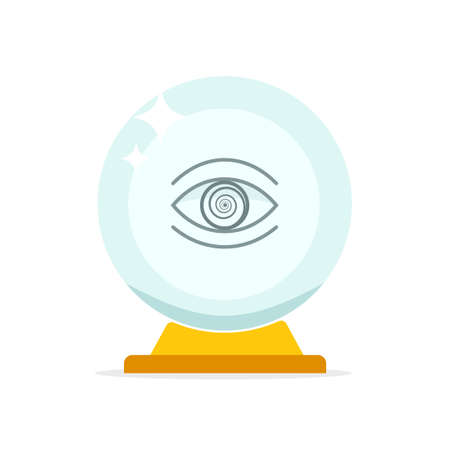 Crystal ball iconのイラスト素材