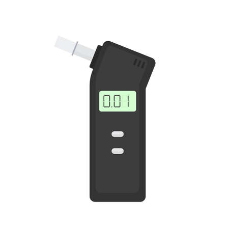 Breath alcohol tester iconのイラスト素材