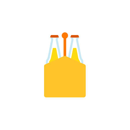 Beer pack icon. Clipart image isolated on white backgroundのイラスト素材