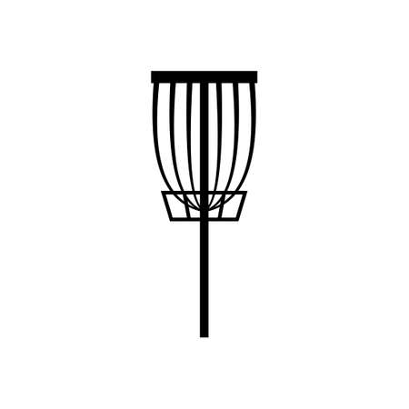 Vector of Disc golf basket icon. Clipart - ID:159906012 - Royalty Free ...