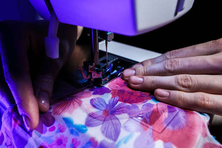 the theme of needlework sewing, dressmaking, sewing machineの写真素材