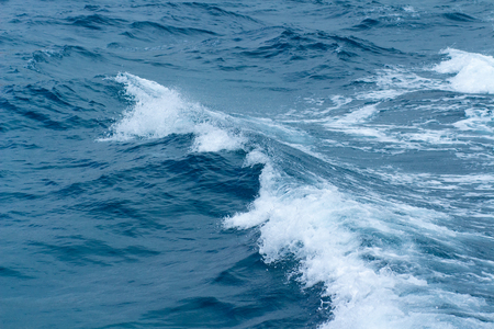 Sea waves surface. Blue ocean waterの写真素材