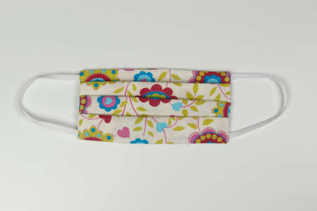 Doctor mask and protection against crown viruses isolated on a white backgroundの写真素材