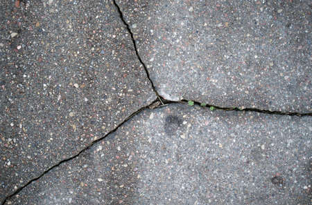 Texture. Cracked asphalt texture. View from above. Close-up