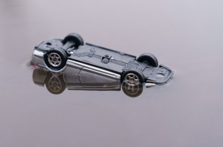Natural disasters. The car overturned and flooded as a result of the flood. One of them is out of...