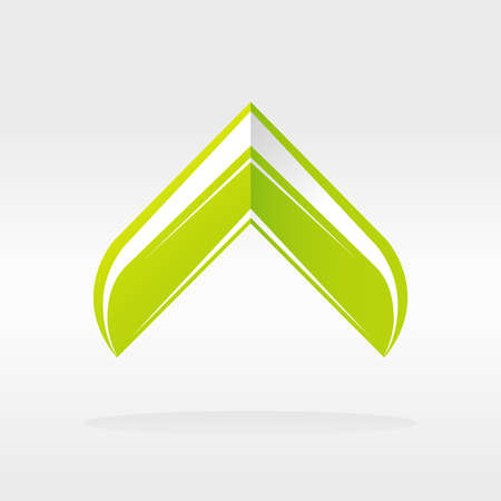 Three Dimensional Bright Abstract Business Logoのイラスト素材