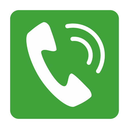 Phone icon isolated on white background .  Vector designのイラスト素材