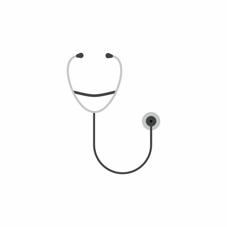 Stethoscope icon. Vector design isolated on white background.のイラスト素材