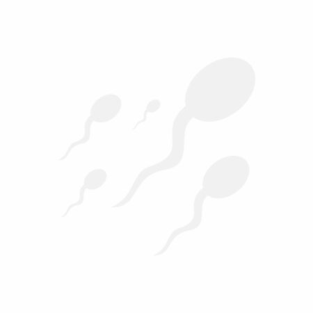 Sperm icon. Reproductive system. Vector design isolated on white background.のイラスト素材