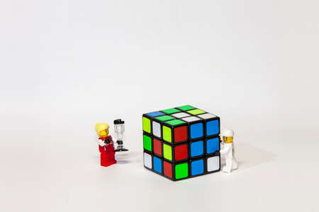 Push the Rubik's Cube Building to youのeditorial素材