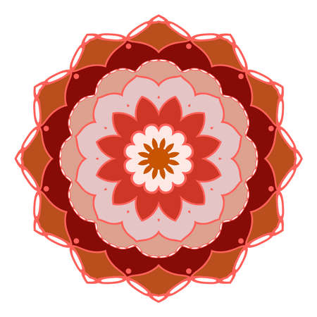 Tribal mandala design set. Vintage decorative elements. Ornamental business cards. Ornamental doodle background.のイラスト素材