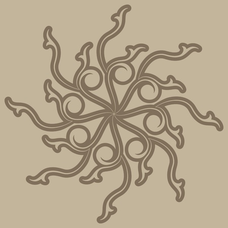 Ornamental Background Design - Illustration.のイラスト素材