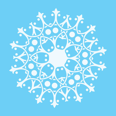  vector design on blue backgroundのイラスト素材