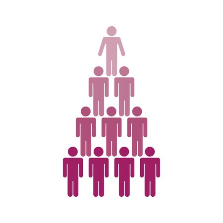 Teamwork design isolated on white background.のイラスト素材