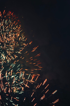 Fireworks at New Yearの写真素材