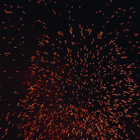 Fireworks at New Yearの写真素材